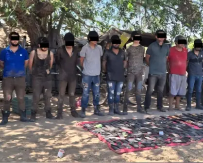 El Ejército Mexicano detiene a 12 hombres y aseguran armamento en Elota, Sinaloa