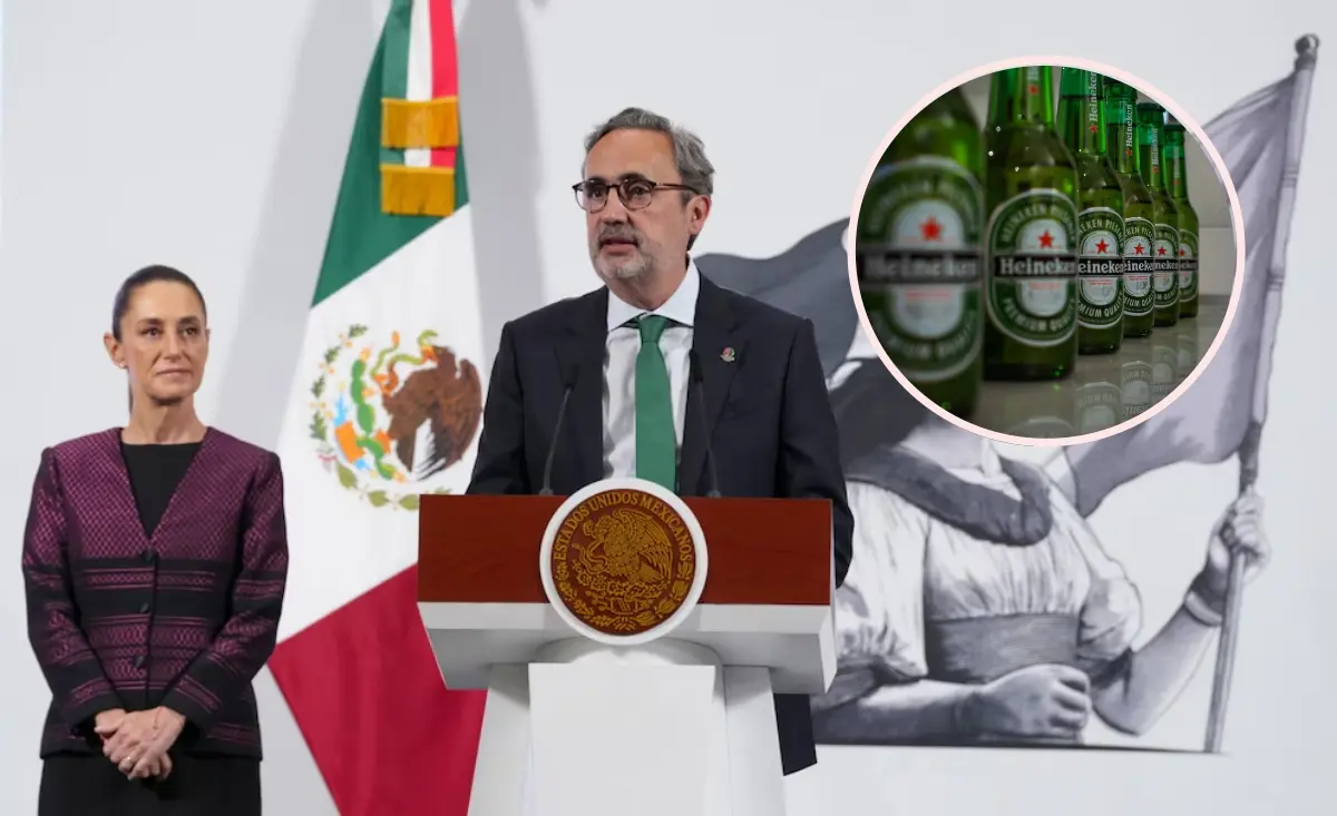 El CEO de Heineken hizo el anuncio en compañía de la presidenta Claudia Sheinbaum.