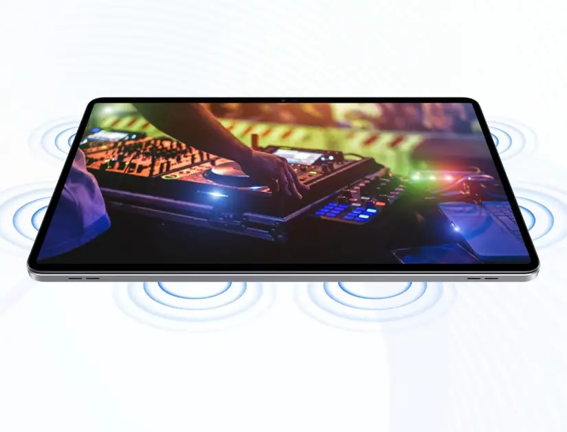 Honor Pad X9 con 6 altavoces. Foto: Cortesía Honor Pad X9 con 6 altavoces. Foto: Cortesía