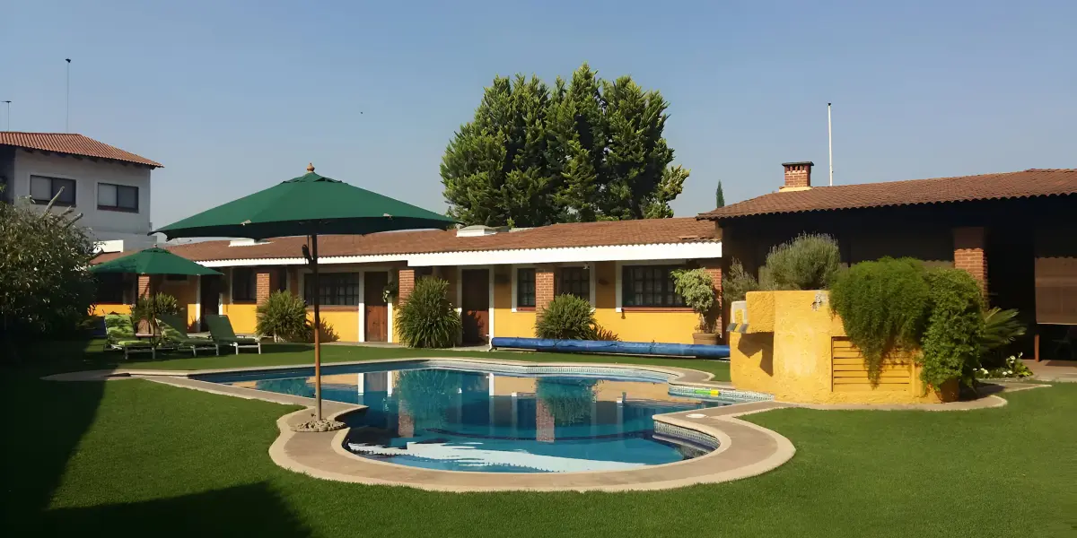 Estos son los lugares donde puedes rentar alberca cerca de Puebla. Foto. Airbnb.