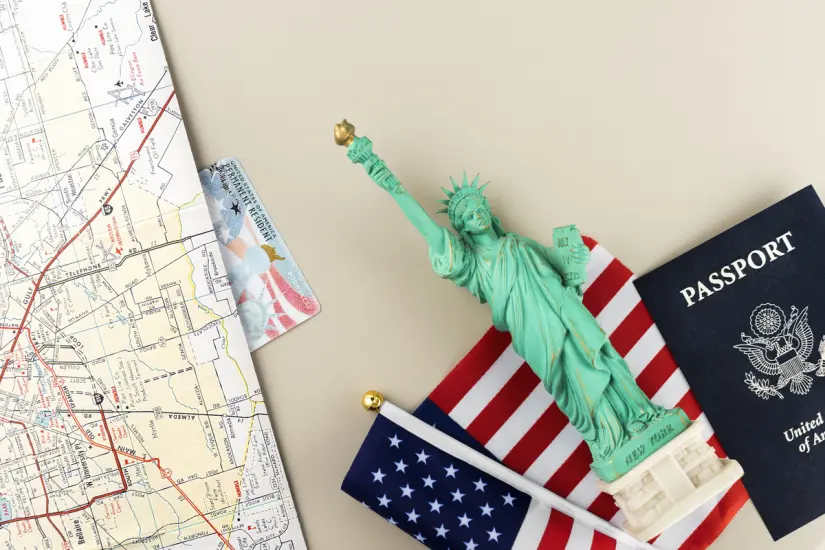Visa americana. Foto: Freepik Visa americana. Foto: Freepik