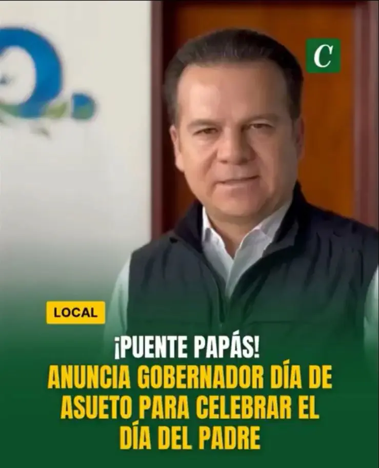 Con el objetivo de festejar a los padres de familia que trabajan en instancias gubernamentales, se les otorgará viernes de asueto. Foto: Cortesía. Con el objetivo de festejar a los padres de familia que trabajan en instancias gubernamentales, se les otorgará viernes de asueto. Foto: Cortesía.