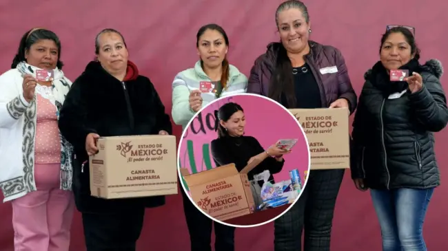 Programa de Alimentación para el Bienestar en el EdoMéx. Foto: Cortesía