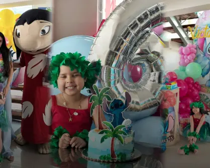 En Casa Valentina, Ana Victoria celebró un cumpleaños mágico junto a Lilo y Stitch