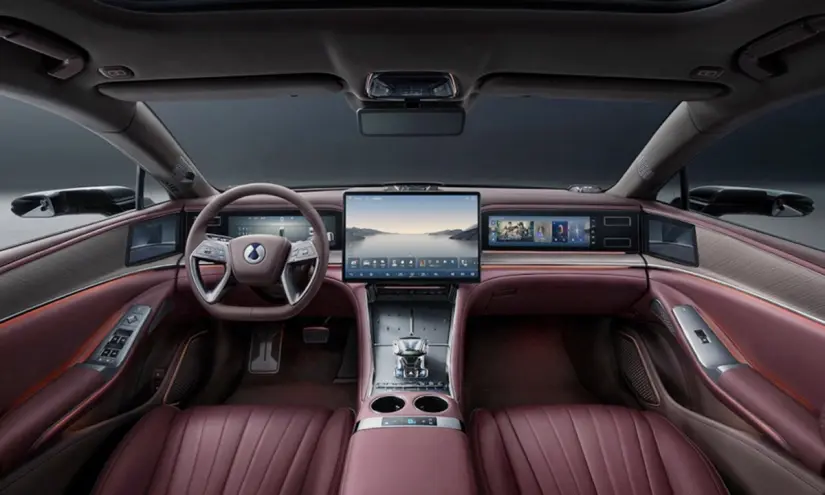 El auto más lujoso de BYD que está por llegar a México Este será el auto más lujoso que BYD haya lanzado en México. Foto: Denza