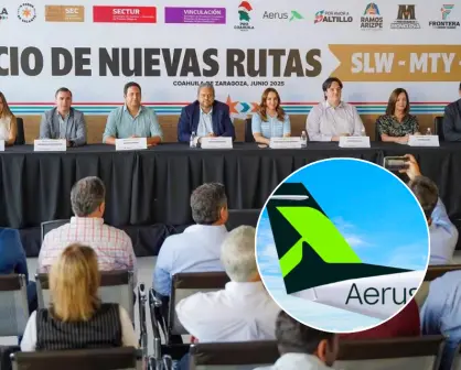 Aeropuerto SLW ¿A dónde puedes viajar con la aerolínea  Aerus?