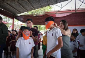 Estudiantes de la ETI 80 promueven la inclusión y el respeto a la discapacidad en Culiacán