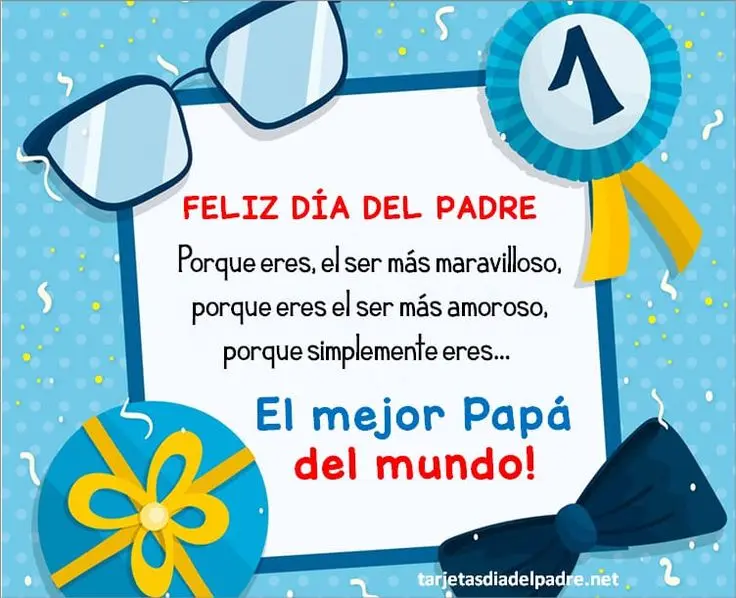 imagen recuadro Frases para papá para compartir en el Día del Padre 2025