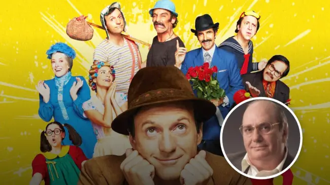 Enrique Segoviano en la nueva bio-serie de Chespirito