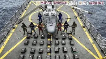 Marina asegura más de una tonelada de cocaína en las costas de Guerrero; valdría más de 263 mdp