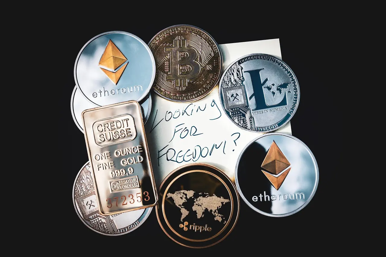 Monedas digitales. Imagen. Pixabay.