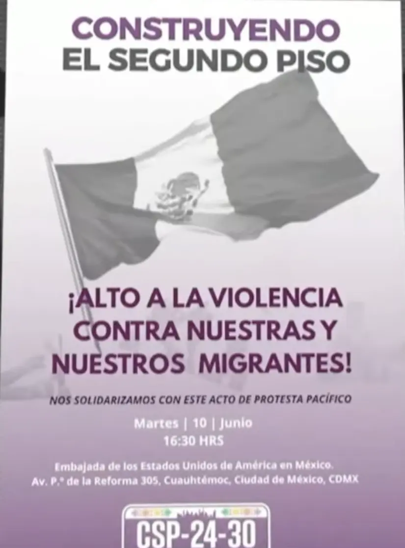 Supuesta invitación por parte de Morena para manifestación. Imagen. Mañanera del Pueblo. Supuesta invitación por parte de Morena para manifestación. Imagen. Mañanera del Pueblo.