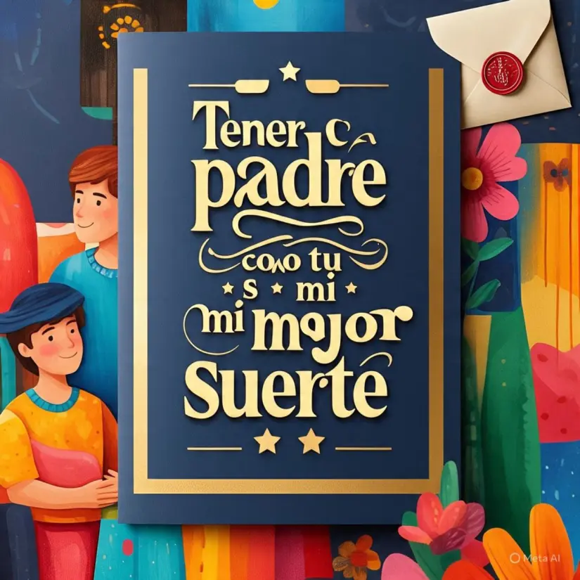 Dedicale unas bonitas palabras a papá en su día. Foto: Cortesía. Dedicale unas bonitas palabras a papá en su día. Foto: Cortesía.