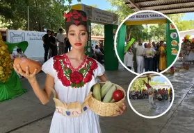 Alumnos de la Secundaria No.5 de El Palmito en Culiacán destacan la riqueza del maíz durante feria gastronómica