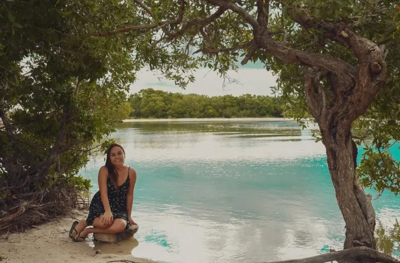 imagen recuadro Playa Marmotas un lugar escondido de Yucatán Foto: Mochileros de Yucatán