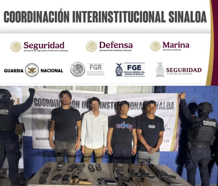 Detenidos en Culiacán.