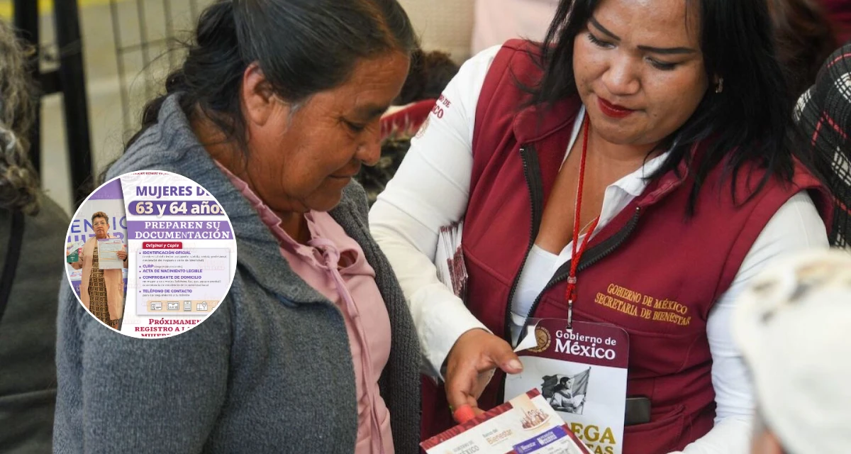 Pensión para el Bienestar 2025, ya hay nuevas fechas para el registro de mujeres de 60, 61 y 62 años. Foto: Cortesía.