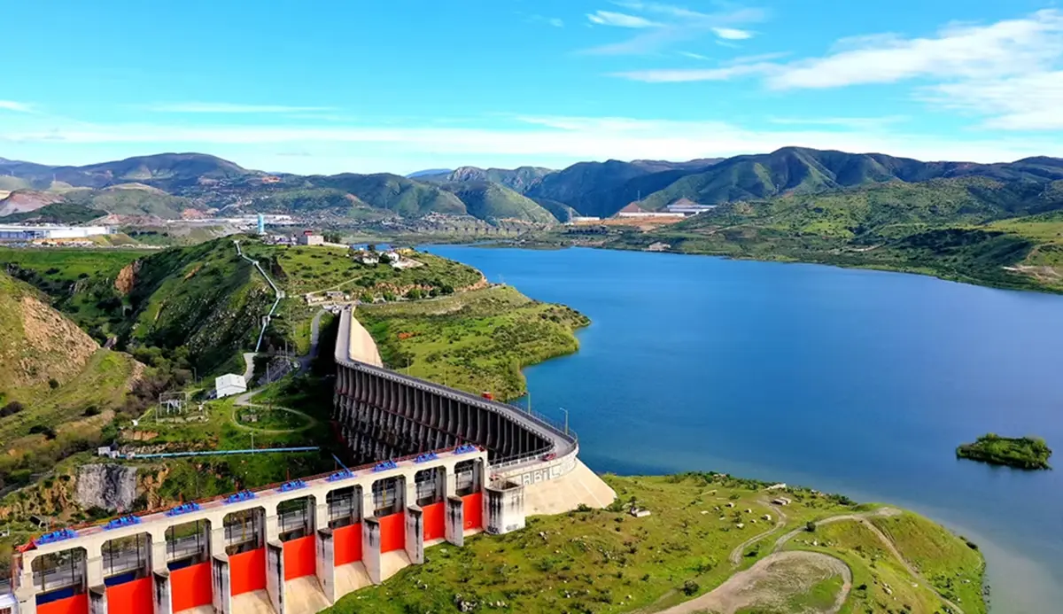 Así se encuentra el nivel de las presas de Baja California. Foto: Cortesía