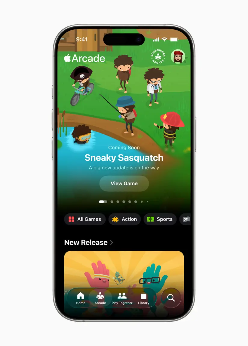 Un nuevo espacio en Apple para jugar con tus amigos. Foto: apple.com Un nuevo espacio en Apple para jugar con tus amigos. Foto: apple.com