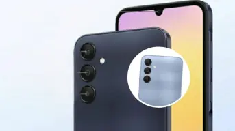 Celular Samsung con cámara principal de 50 megapíxeles y sonido de alta calidad, pero accesible