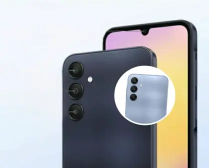 Celular Samsung con cámara principal de 50 megapíxeles y sonido de alta calidad, pero accesible
