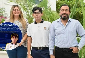 Eric Muñoz, estudiante de la Preparatoria de la UAS, rumbo al nacional de Astronomía 2025