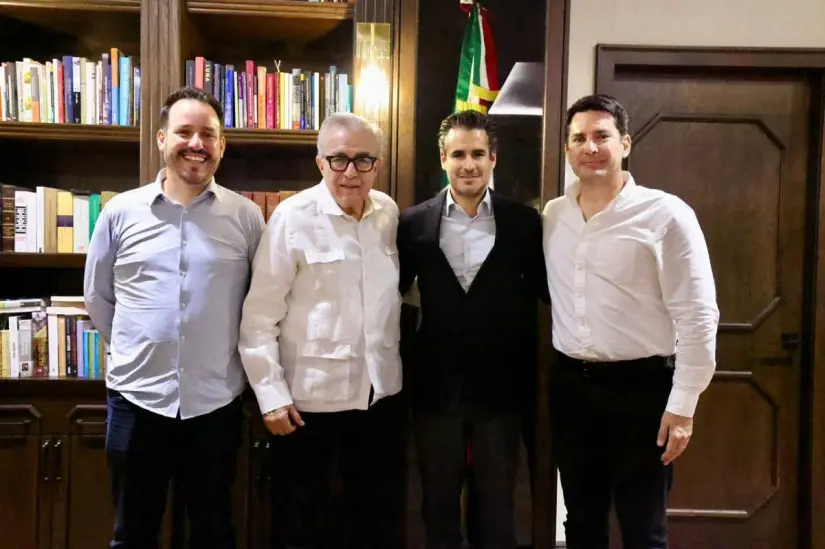 El Gobernador de Sinaloa y director general del Grupo Aeroportuario Centro Norte (OMA) analizan avance de obras