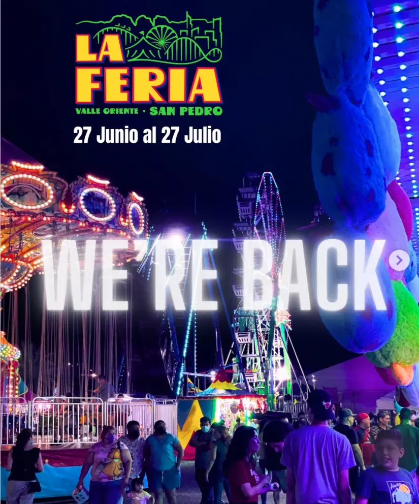 Cada vez más cerca la Feria San Pedro 2025. Foto: Instagram @feriasanpedrogg Cada vez más cerca la Feria San Pedro 2025. Foto: Instagram @feriasanpedrogg.
