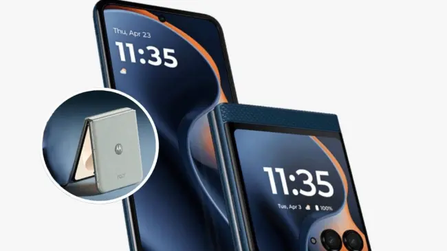 Motorola Razr 60 incluye el procesador,Mediatek Dimensity 7400X. Foto: Cortesía