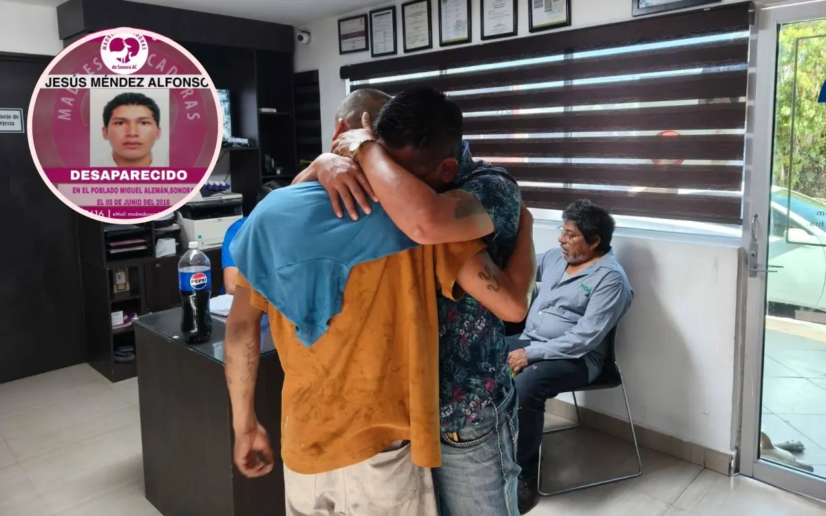 Jesús y su hermano volvieron a abrazarse después de casi una década.