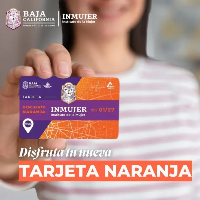 Tarjeta Naranja de Baja California. Foto: cortesía Tarjeta Naranja de Baja California. Foto: cortesía.