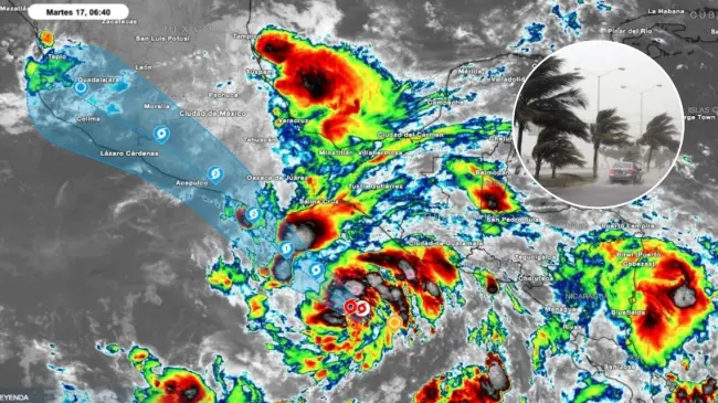 Conoce los otros estados que se verán afectados por la tormenta Erick. Foto: cortesía