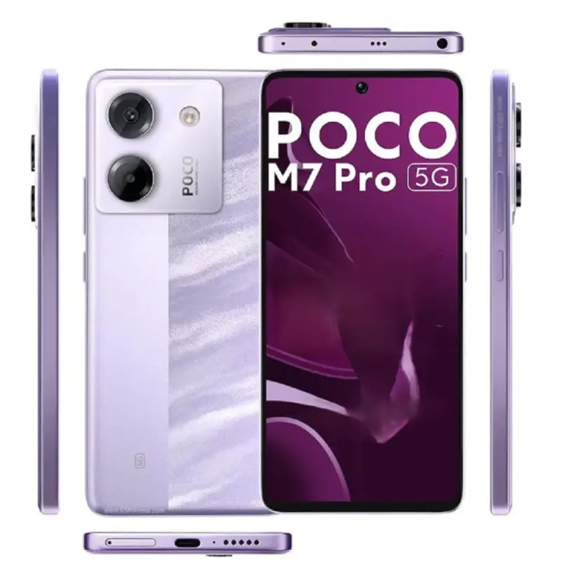Xiaomi Poco M7 Pro con batería de 5110mAh. Foto: Cortesía
