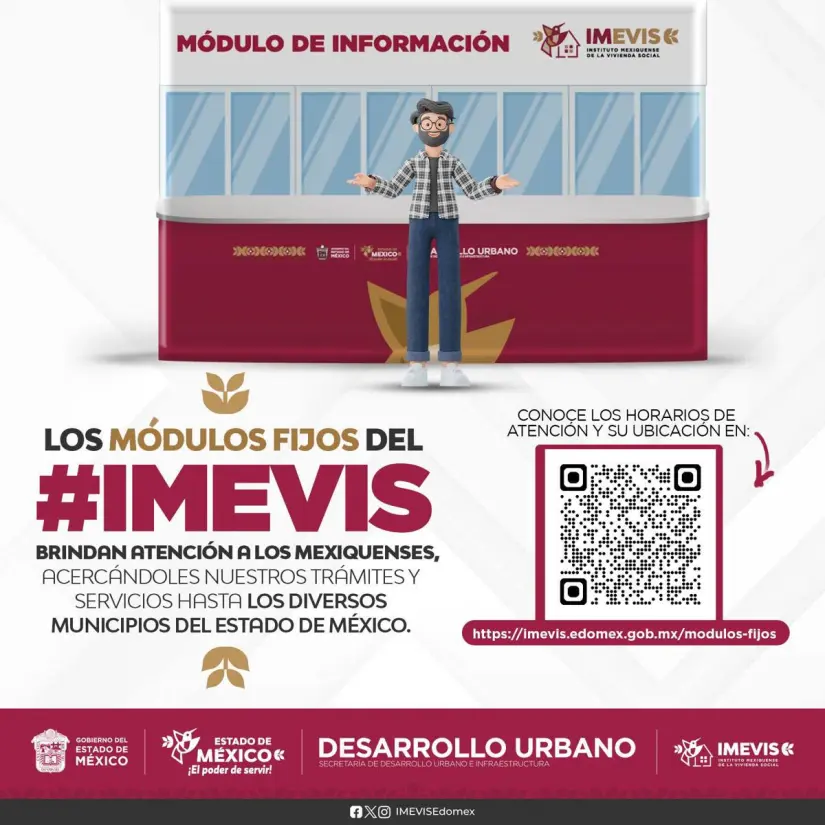 Consulta los modulos disponibles en los siguientes días en la página web del Instituto Mexiquense de la Vivienda Social. Foto: Cortesía. Consulta los modulos disponibles en los siguientes días en la página web del Instituto Mexiquense de la Vivienda Social. Foto: Cortesía.