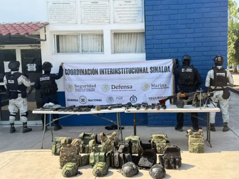 Armas aseguradas en Culiacán Armas aseguradas en Culiacán