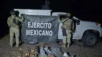 Autoridades aseguran camionetas blindadas, armamento y droga en Mocorito