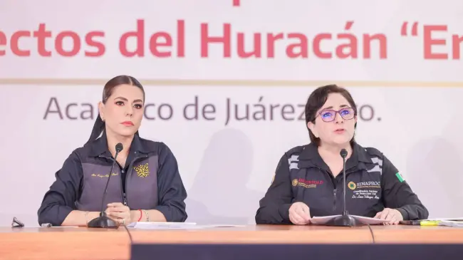 Gobierno de Guerrero se declara listo ante posible impacto del huracán Erick.