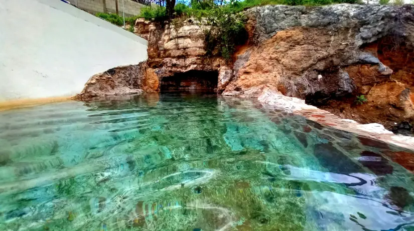 Disfruta de las hermosas aguas cristalinas de Las Pocitas Lajas Rojas en Hidalgo. Foto: cortesía Disfruta de las hermosas aguas cristalinas de Las Pocitas Lajas Rojas en Hidalgo. Foto: cortesía.