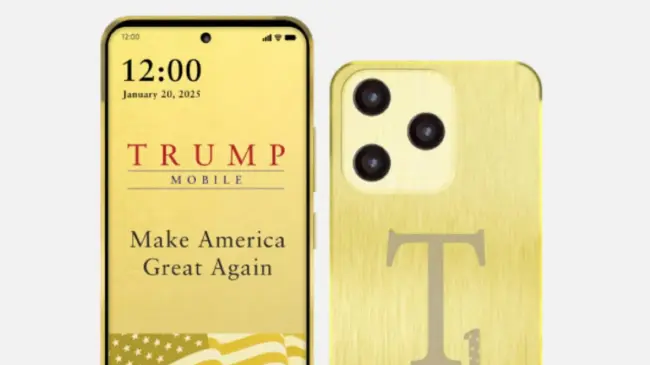 Celular de Donald Trump fue presentado. Foto: Cortesía