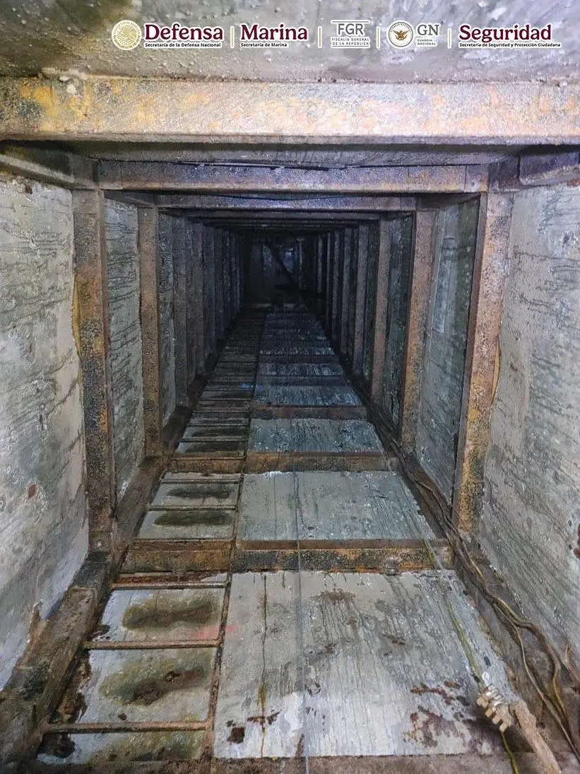 Decomiso tunel baja california Decomiso túnel Baja California