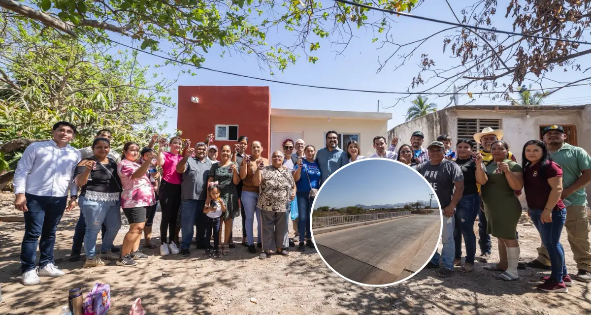 La sindicatura de Higueras de Abuya estrena puente y viviendas con motivo de obra social