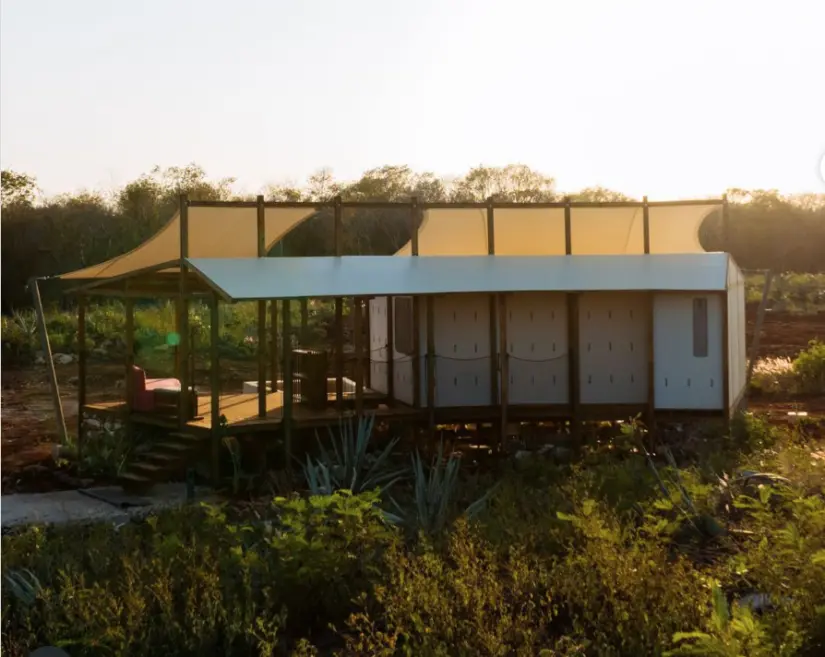 Glamping Viatura Hacienda Xtojil en Yucatán. Foto: Instagram @viaturaxtojil Glamping Viatura Hacienda Xtojil en Yucatán. Foto: Instagram @viaturaxtojil.