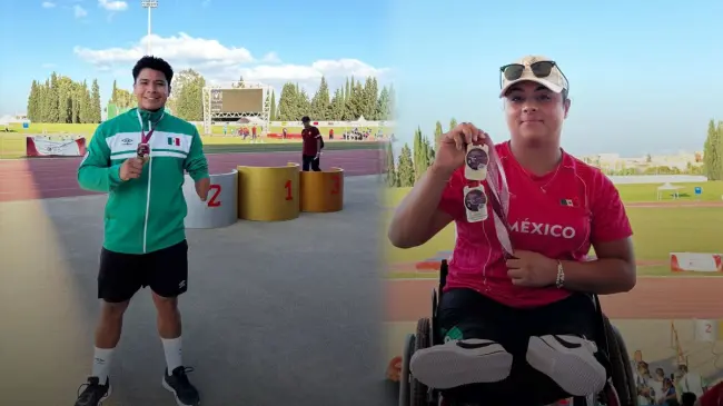 Se conquistaron medallas de oro y bronce en el Grand Prix de Para Atletismo Túnez 2025