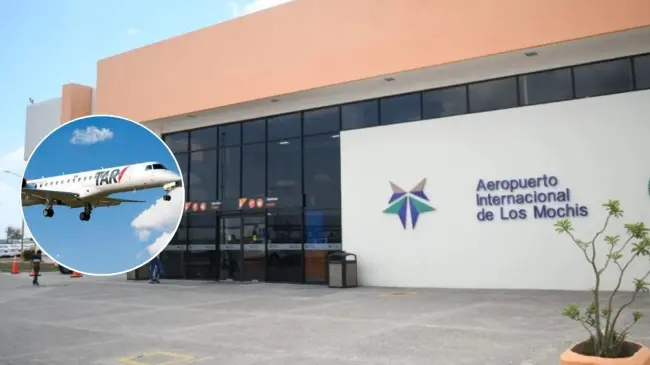Conoce el itinerario de las nuevas rutas que ofrece TAR en el aeropuerto de Los Mochis. Foto: cortesía