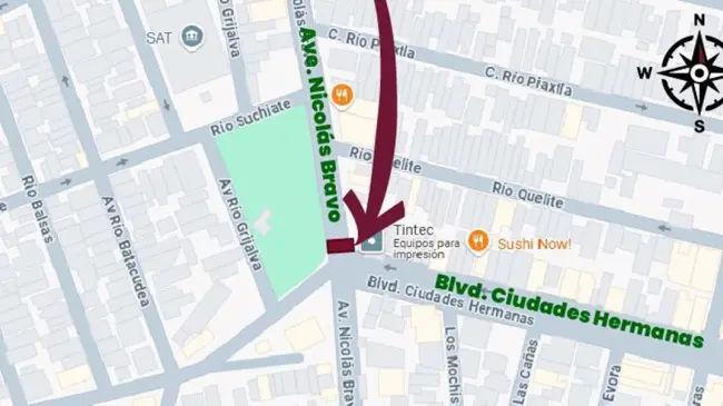 Calles cerradas en Culiacán este fin de semana.