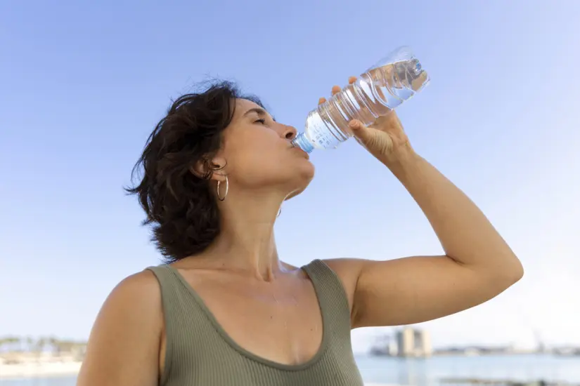Consumo mucha agua en este verano. Foto: Freepik Consumo mucha agua en este verano. Foto: Freepik