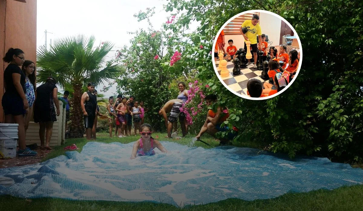 Mucha diversion y un día lleno de juego y otras actividades en los campamentos de verano en Hermosillo Foto: Go Camp / Camp Tri (Facebook)