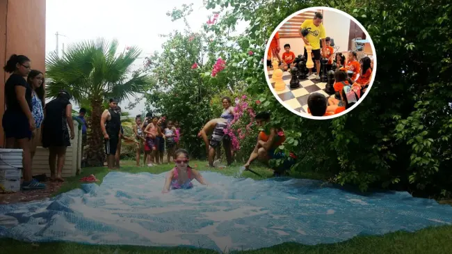 Mucha diversion y un día lleno de juego y otras actividades en los campamentos de verano en Hermosillo Foto: Go Camp / Camp Tri (Facebook)