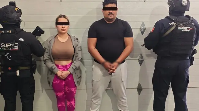 Marco Antonio “N”, generador de violencia en Tijuana, es detenido en cateo junto con una mujer.