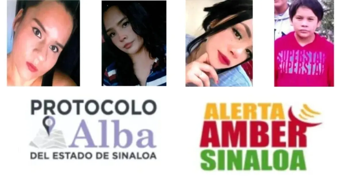 Desaparecen cuatro integrantes de una familia en Mazatlán; Fiscalía lanza Alerta Amber y Protocolo Alba